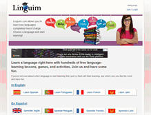 Tablet Screenshot of linguim.com